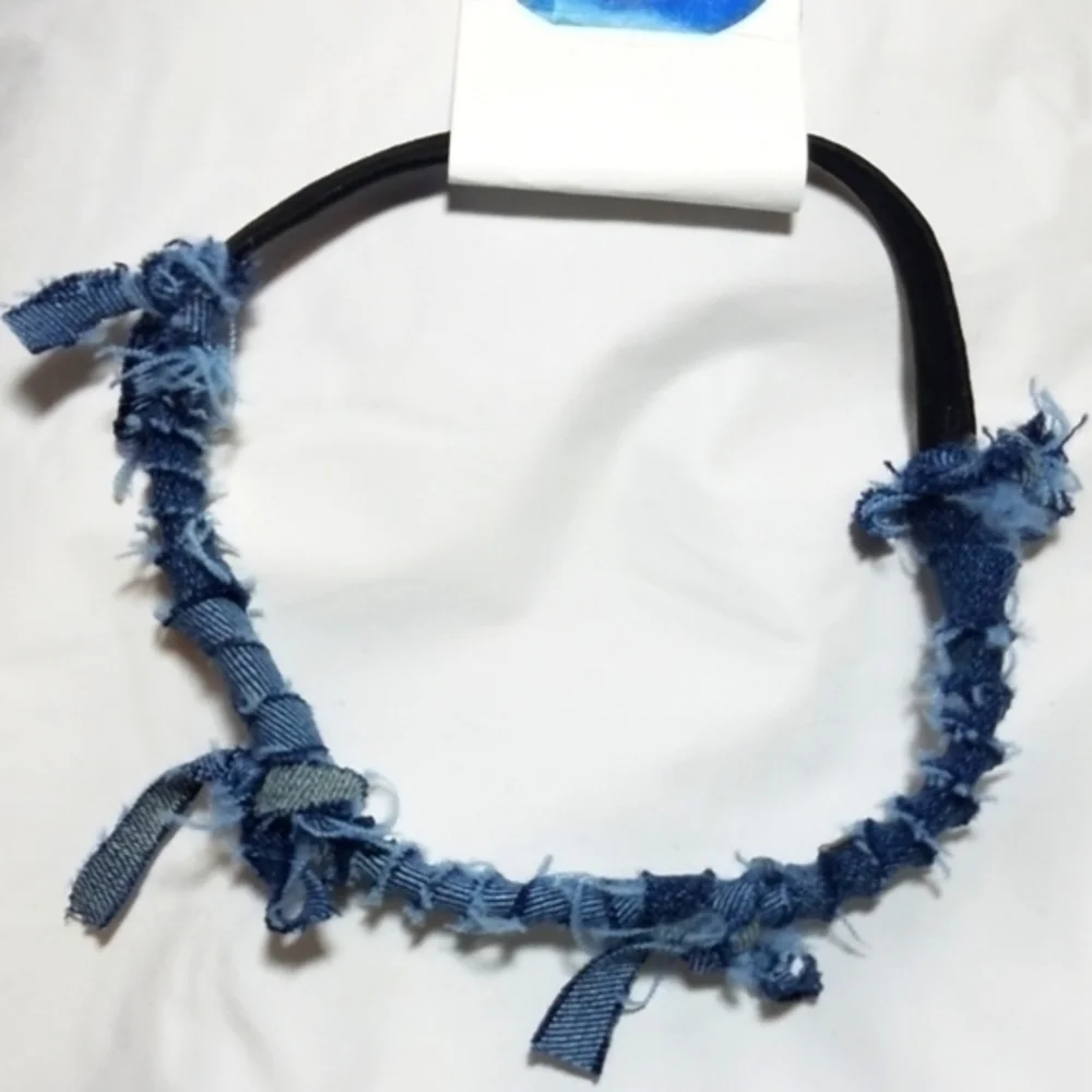 Tasty Raw Edge Denim HEADBANZ 